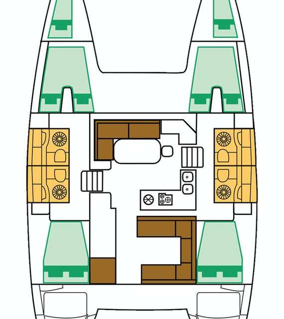 Plans du bateau Lagoon 400 S2