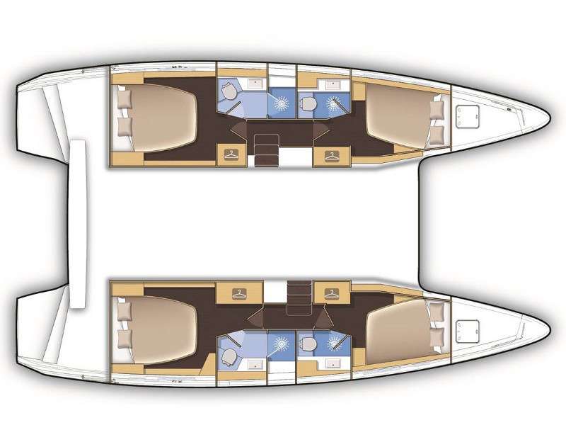 Plans du bateau Lagoon 42