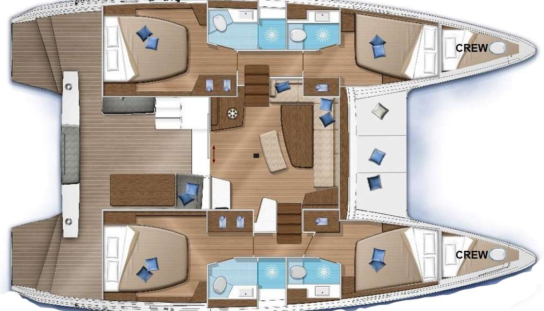 Bootslayouts Lagoon 42
