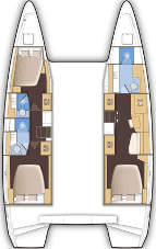 Bootslayouts Lagoon 42