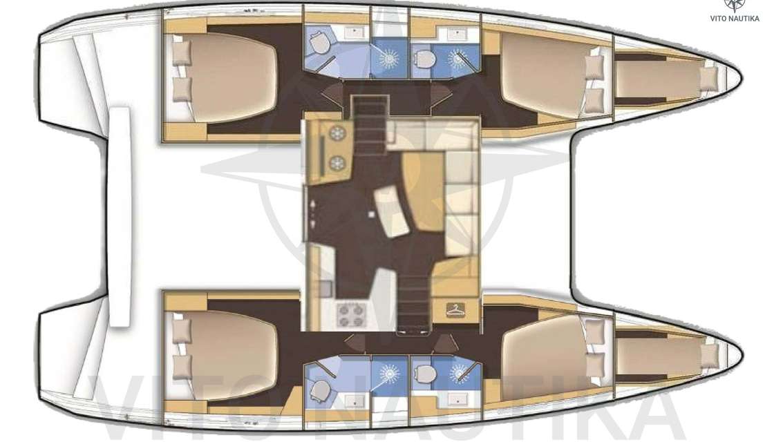 Plans du bateau Lagoon 42