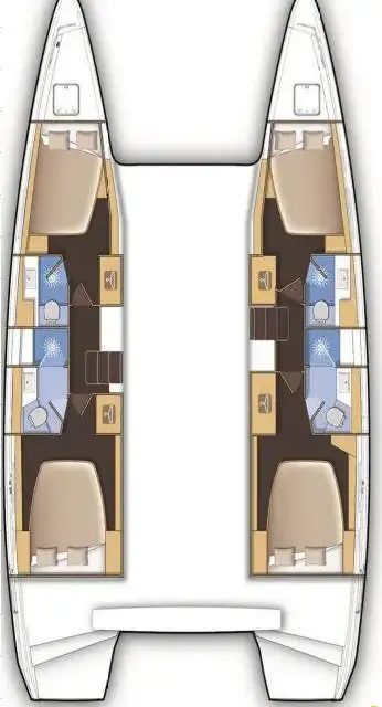 Plans du bateau Lagoon 42