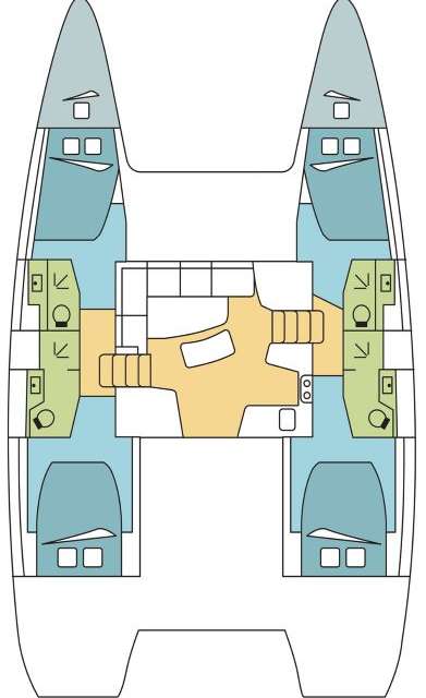Plans du bateau Lagoon 42