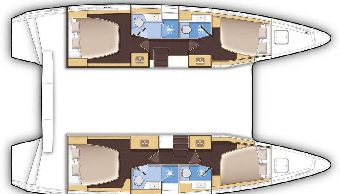 Plans du bateau Lagoon 42