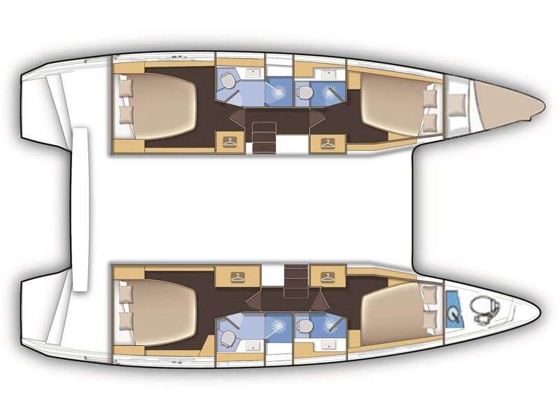 Plans du bateau Lagoon 42