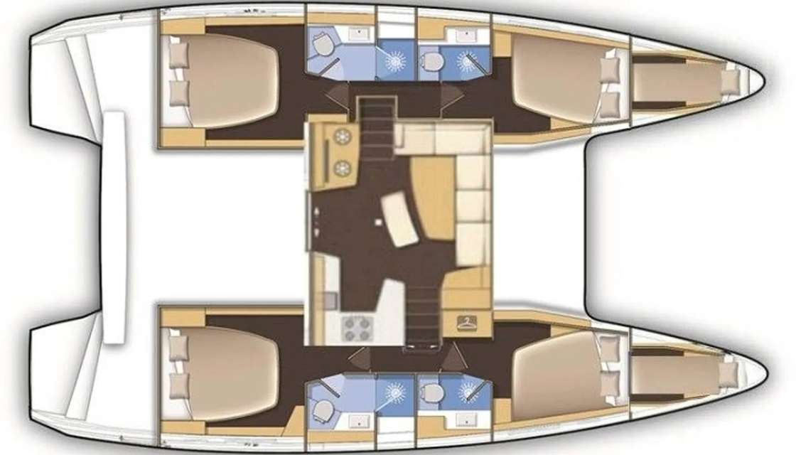 Plans du bateau Lagoon 42