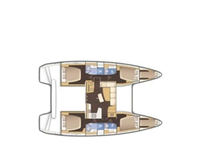 Plans du bateau Lagoon 42