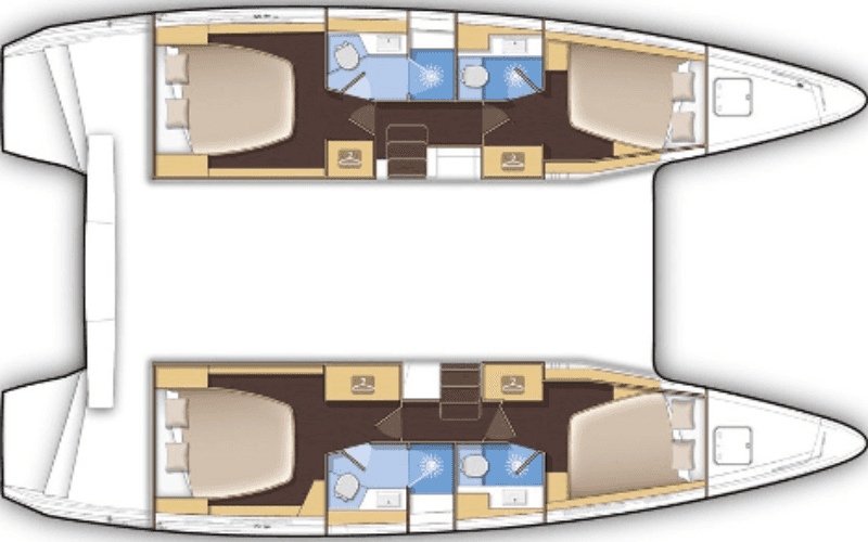 Plans du bateau Lagoon 42