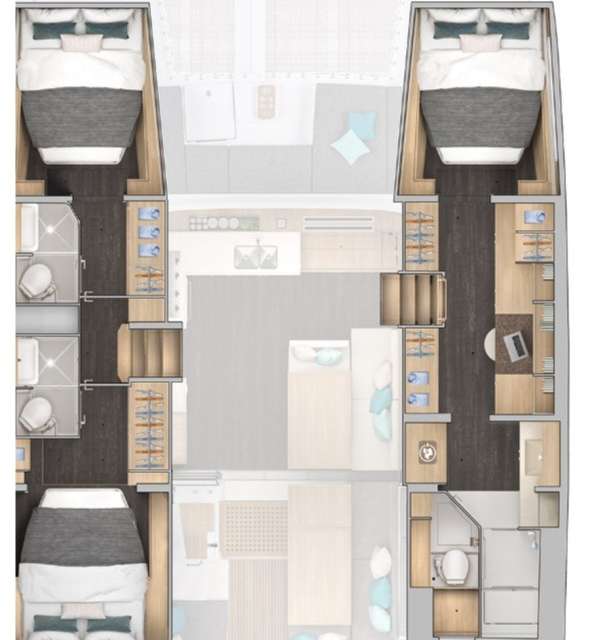 Bootslayouts Lagoon 43