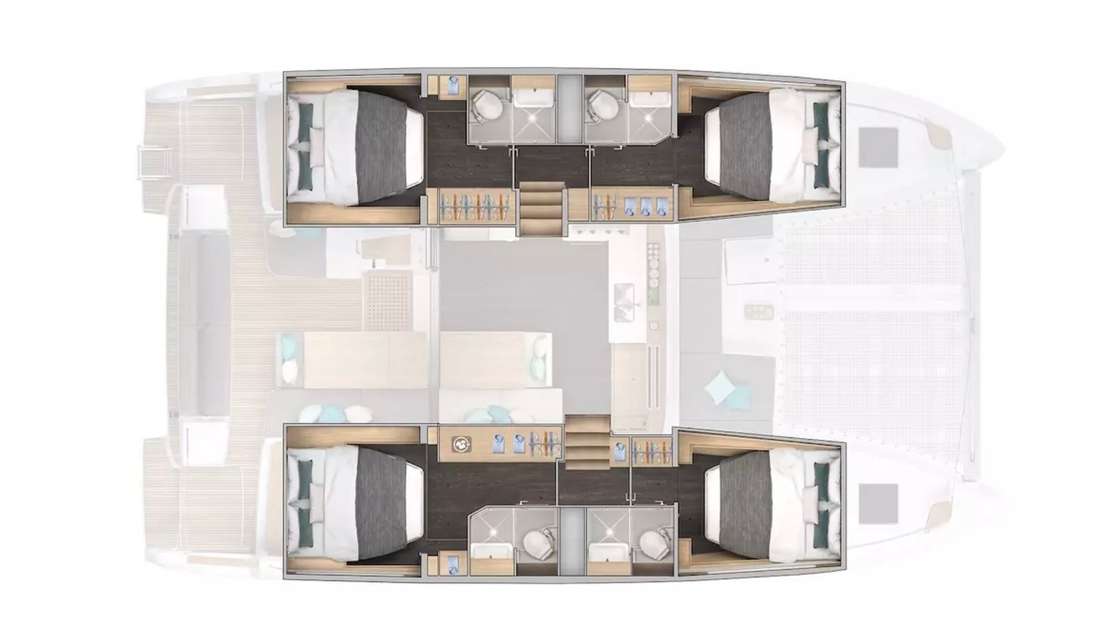 Bootslayouts Lagoon 43