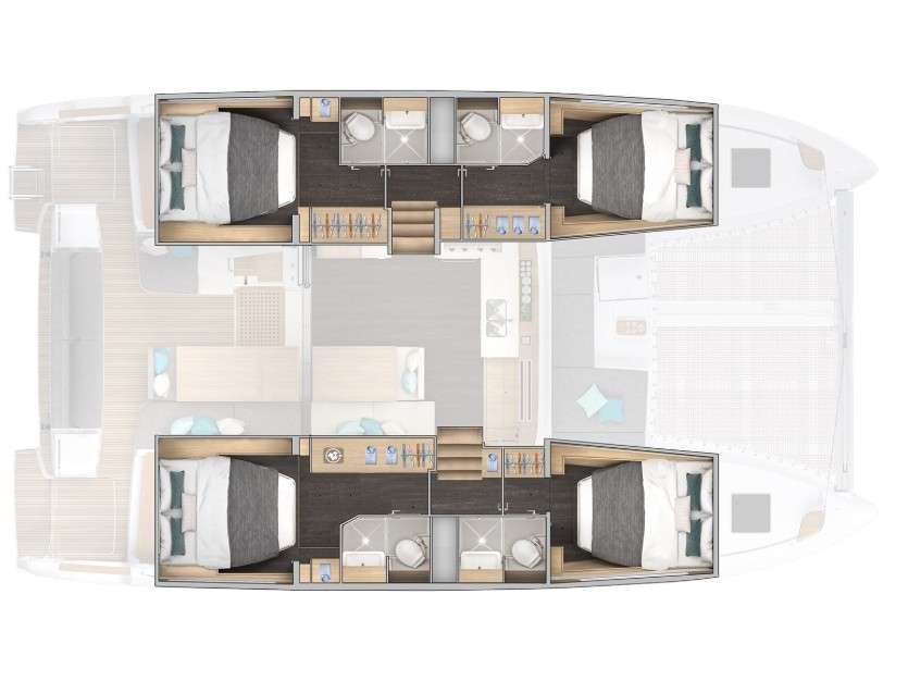 Bootslayouts Lagoon 43