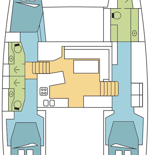 Plans du bateau Lagoon 450 F
