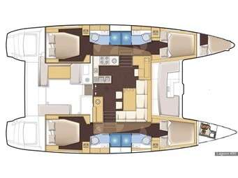 Układ Lagoon 450 SporTop