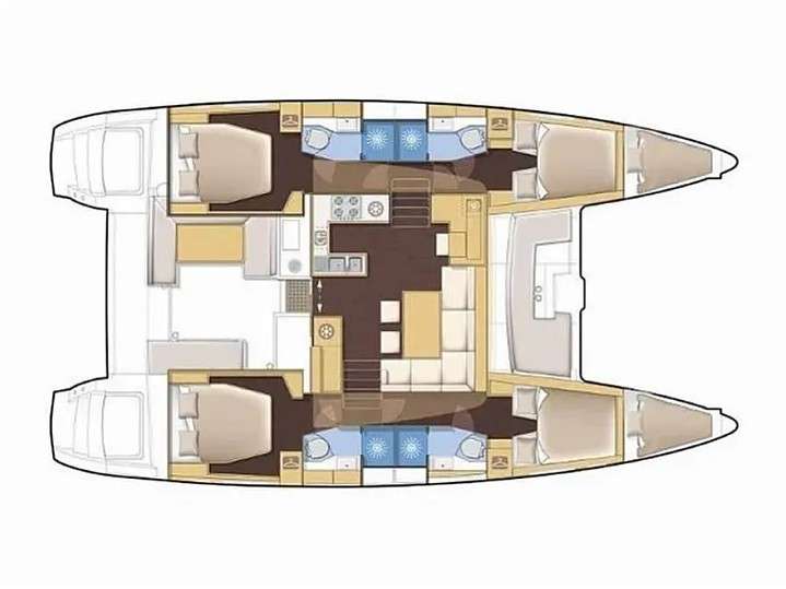 Bootslayouts Lagoon 46