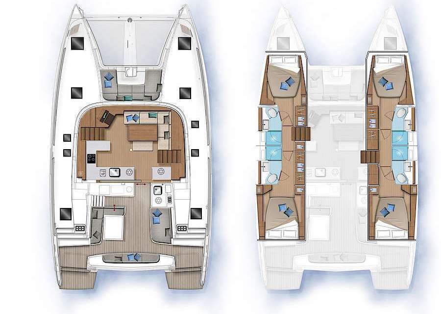 Bootslayouts Lagoon 46