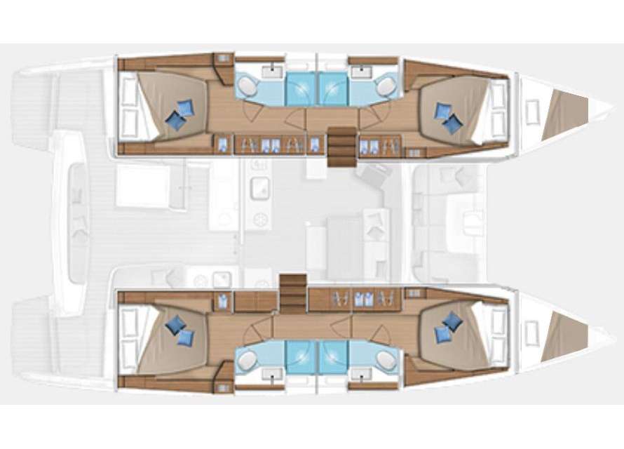 Bootslayouts Lagoon 46