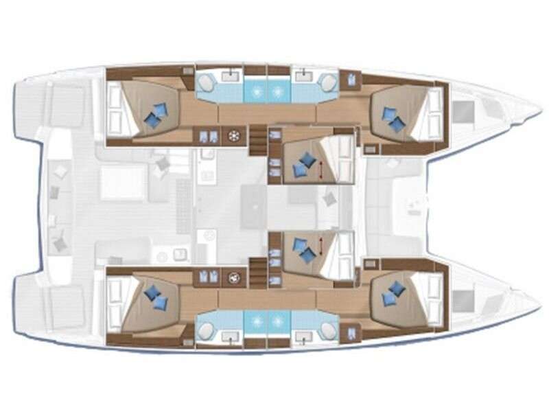 Plans du bateau Lagoon 50