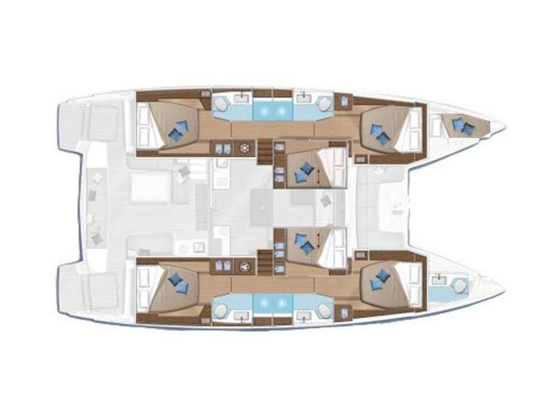 Plans du bateau Lagoon 50