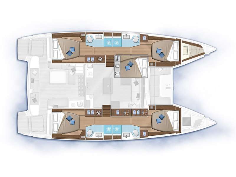 Plans du bateau Lagoon 50