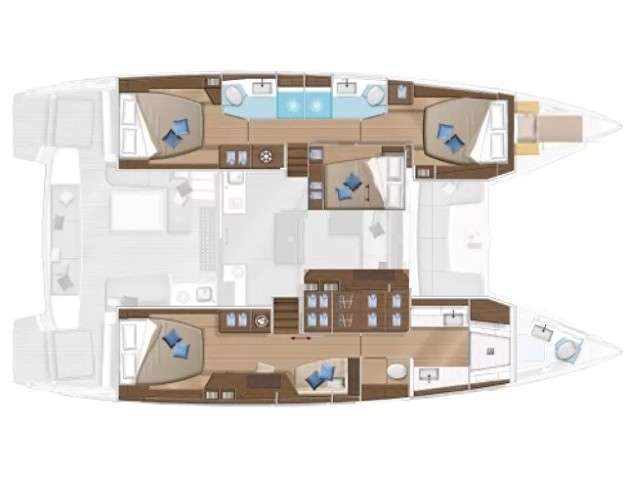 Bootslayouts Lagoon 50