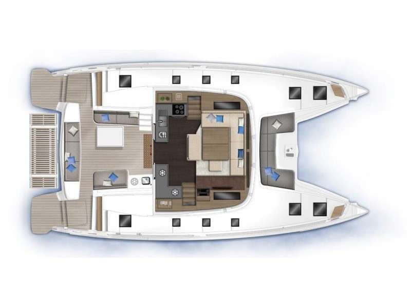 Plans du bateau Lagoon 51