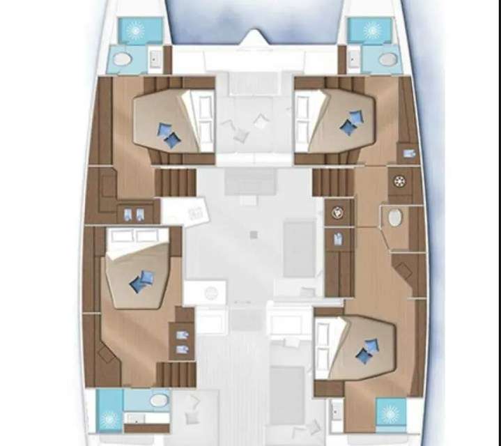 Układ Lagoon 52 Fly