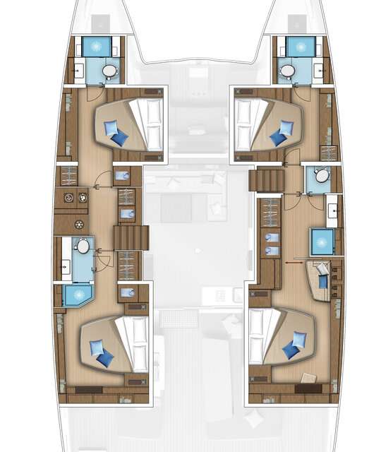 Bootslayouts Lagoon 55