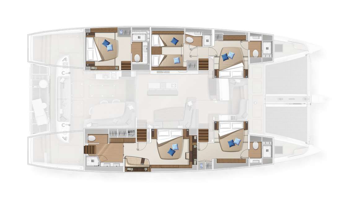 Bootslayouts Lagoon Sixty 5