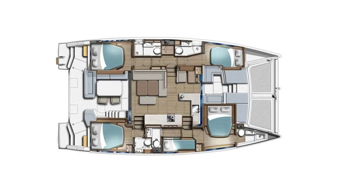 Plans du bateau Leopard 46