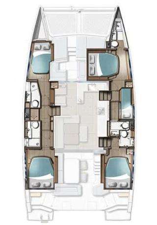 Plans du bateau Leopard 46