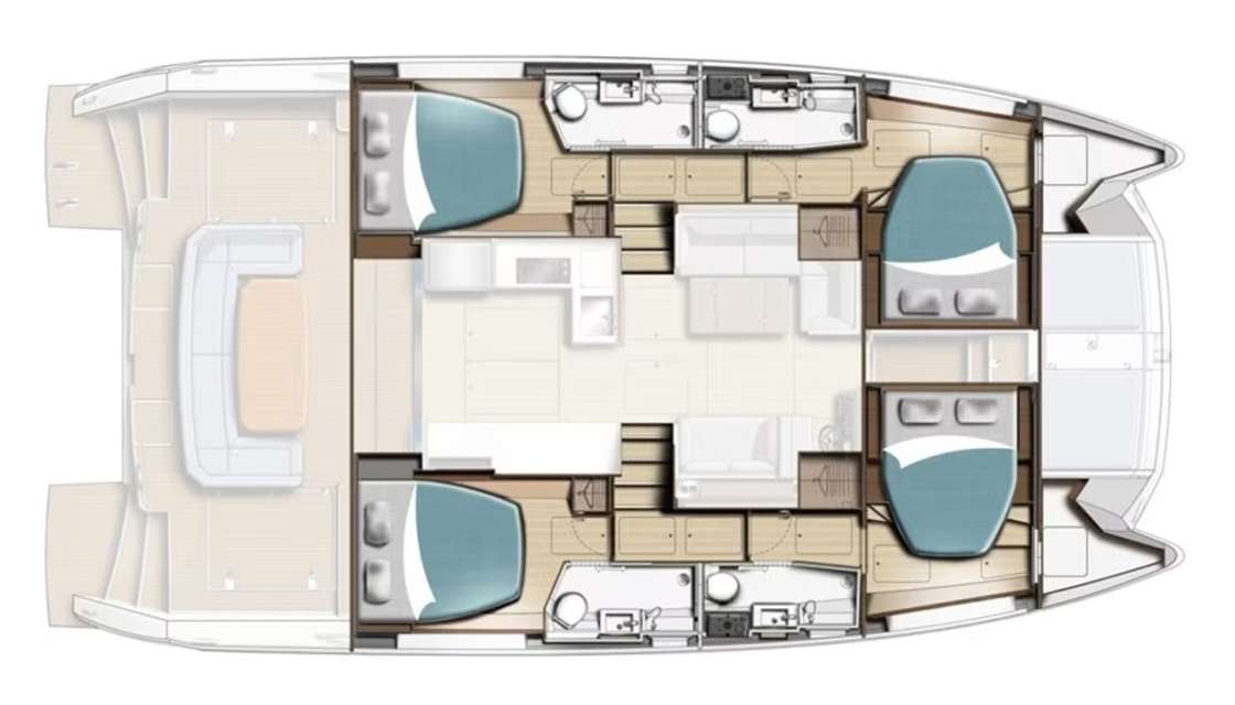 Plans du bateau Leopard 46 PC