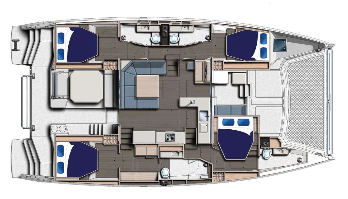 Plans du bateau Leopard 50