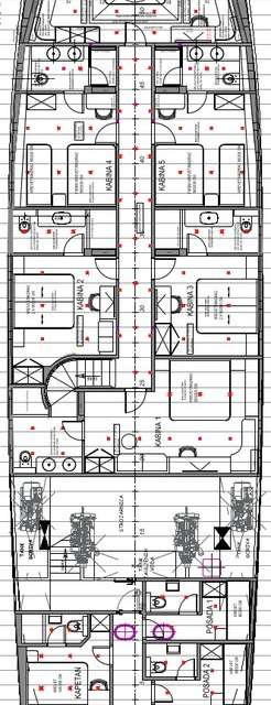 Layout of the boat Love Story