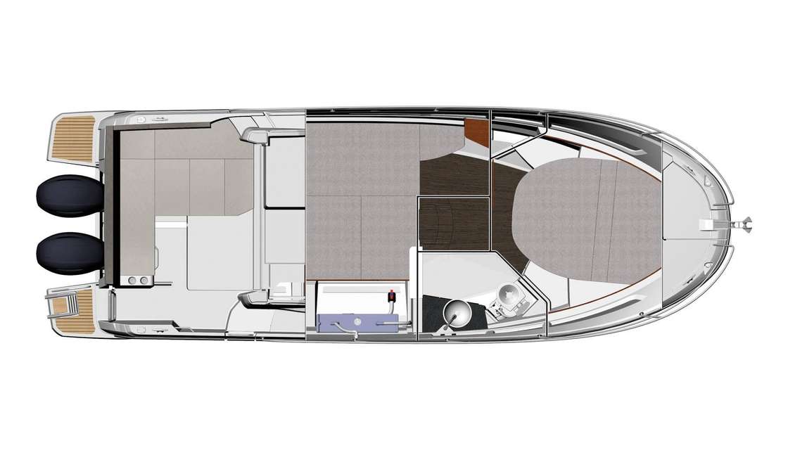 План яхты Merry Fisher 895