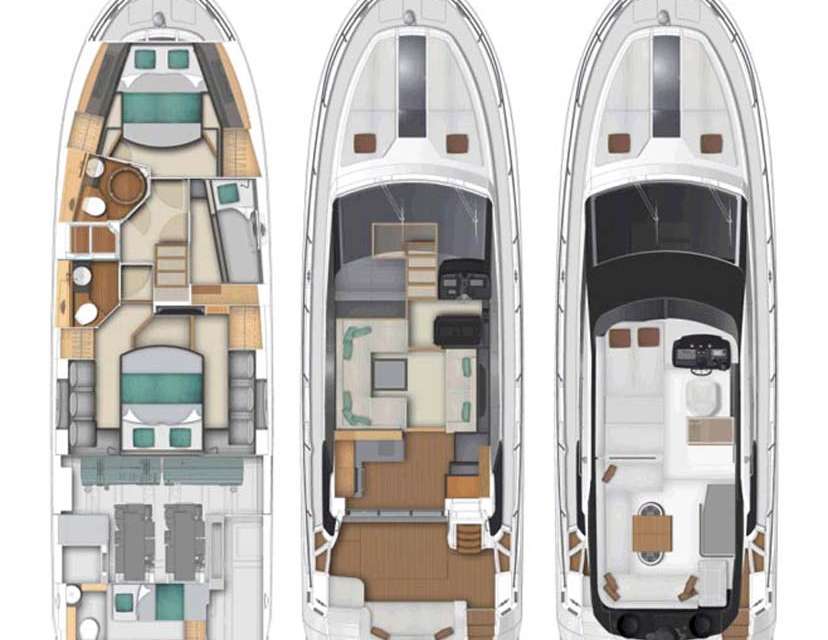 Layout of the boat MC 5