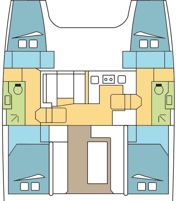 Bootslayouts Nautitech 40 Open