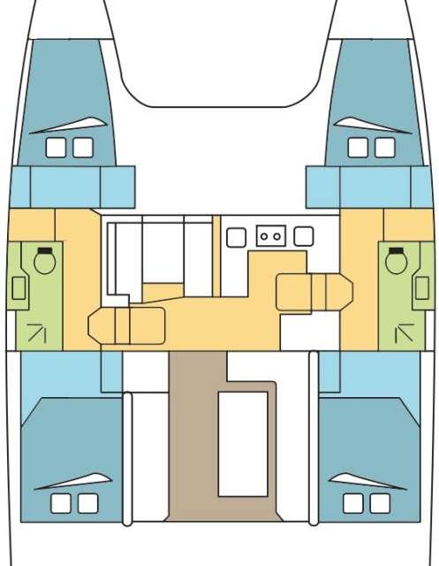 Plans du bateau Nautitech 40 Open