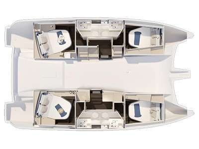 Distribución del barco New 41