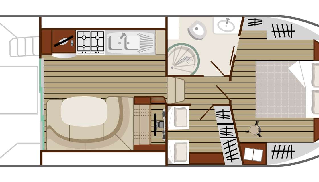Plans du bateau Cruiser Premium 4/6 Pers