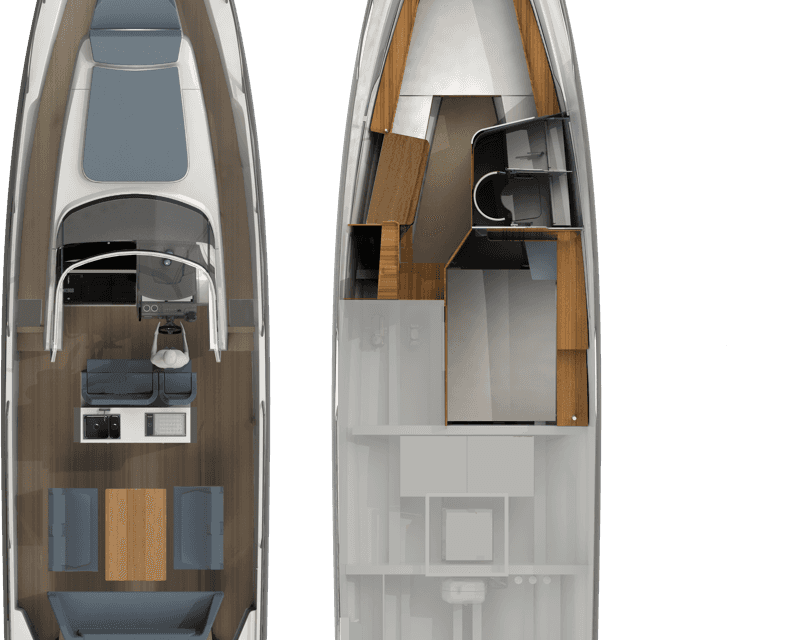 Piano della barca Nimbus T11