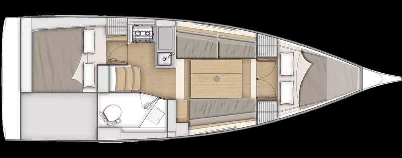 Bootslayouts Oceanis 30.1