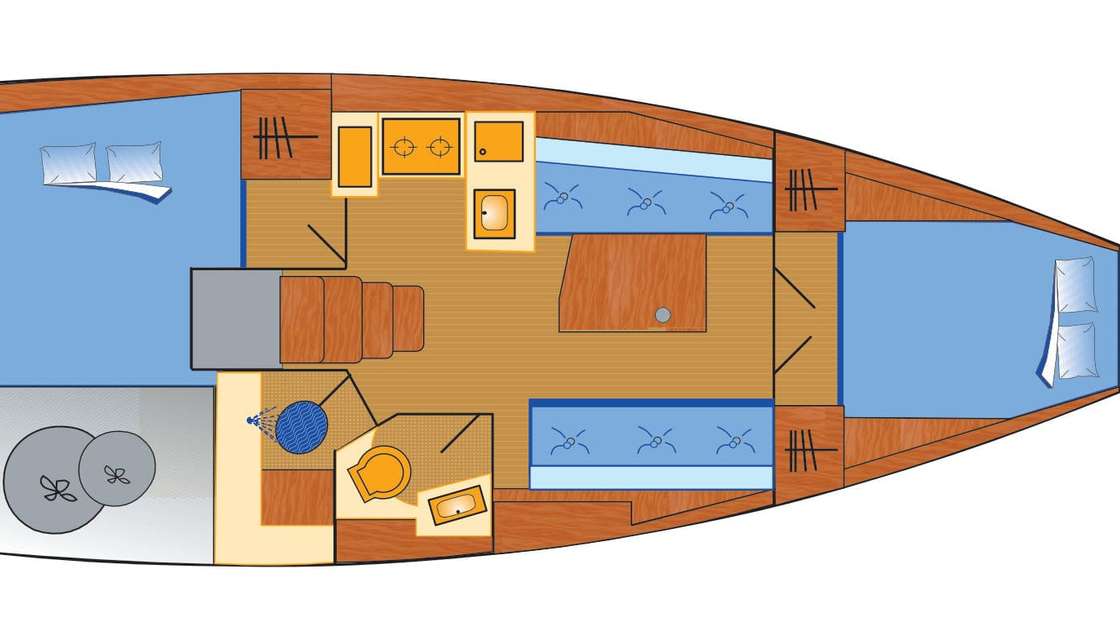 Układ Oceanis 38.1