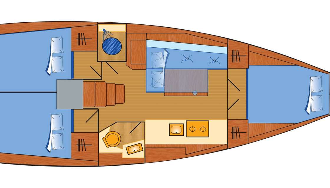 Układ Oceanis 38.1