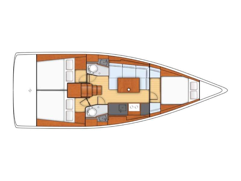 Układ Oceanis 38