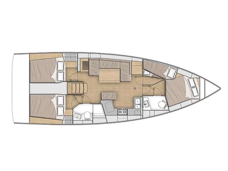 Bootslayouts Oceanis 40.1