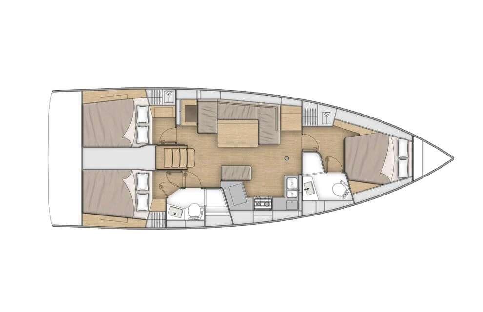 Układ Oceanis 40.1