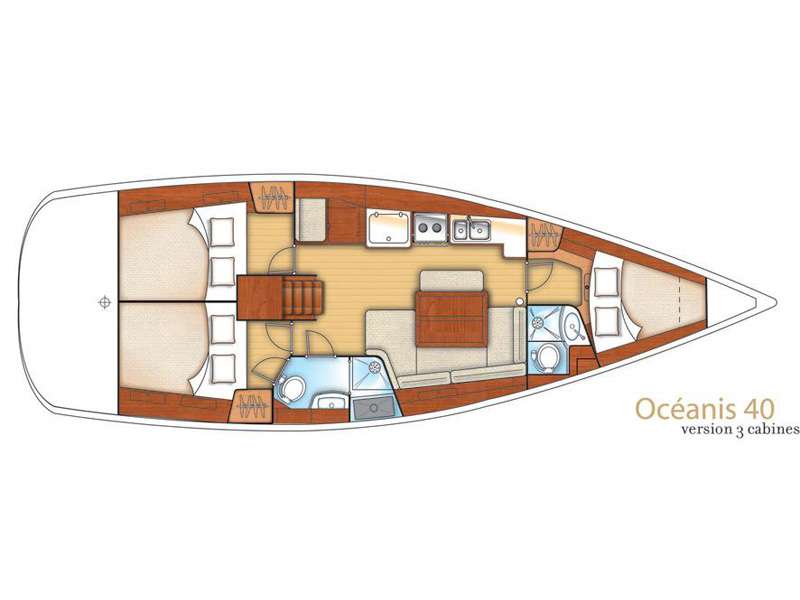 Bootslayouts Oceanis 40