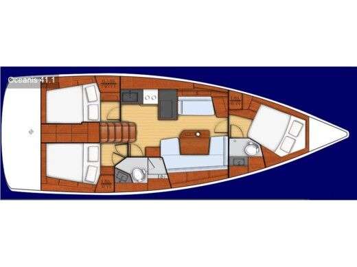 Plans du bateau Oceanis 41.1