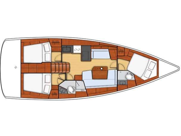Bootslayouts Oceanis 41.1