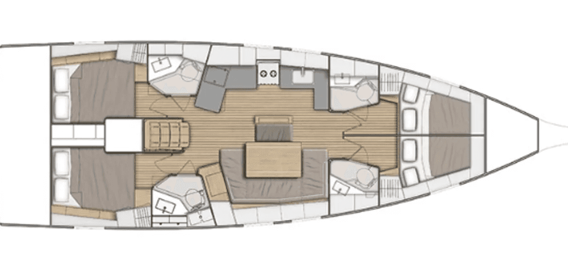 Bootslayouts Oceanis 46.1